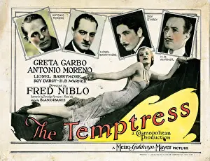 Warner Prints: THE TEMPTRESS, US lobbycard, Greta Garbo