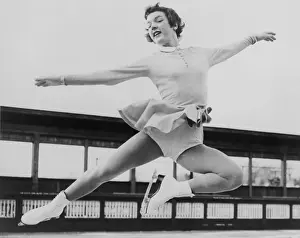 World Champions Prints: Tenley Albright, figure skater