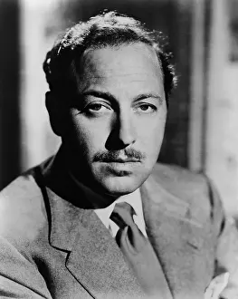 Playwright Prints: Tennessee Williams, playwright of 20th century American classics in 1952