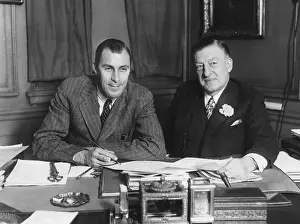 Professional Athletics Prints: Tennis Champion, Bill Tilden, turns professional as he signs up for movies