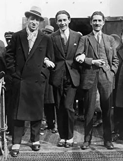 Tennis Prints: Tennis players Rene Lacoste, Jean Borotra