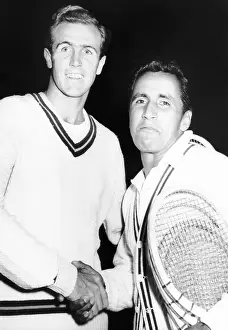 Pancho Prints: Tennis Pros, Ecuador's of Pancho Segura (right) and Ken McGregor at Madison Square Garden
