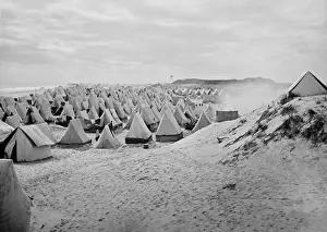 Island Prints: Tents of the Union land forces on Morris Island