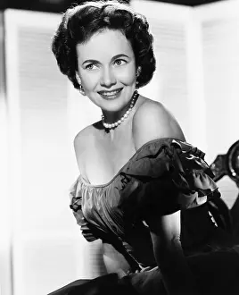 Peasant Blouse Prints: Teresa Wright, 1954