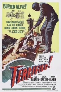 Masked Prints: TERRIFIED, US poster art, 1963