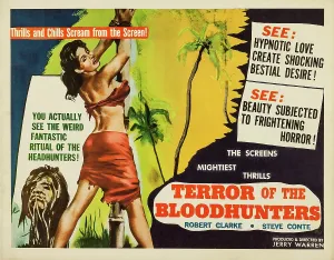 1962 Movies Prints: TERROR OF THE BLOODHUNTERS, US poster art, Dorothy Haney, 1962