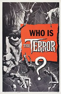 Falcondvd4 Prints: THE TERROR, Boris Karloff on 1 sheet advance teaser poster art, 1963