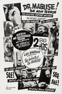 Torture Prints: THE TERROR OF DR. MABUSE, (aka TERROR OF THE MAD DOCTOR)