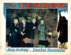 Louise Prints: THE TERROR, from left, Alec B. Francis, Holmes Herbert, John Miljan, Louise Fazenda, 1928