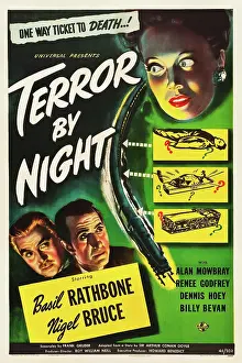 Watson Prints: TERROR BY NIGHT, bottom left from left: Nigel Bruce