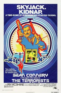 Guns Prints: THE TERRORISTS, (aka RANSOM), Sean Connery on poster art