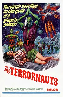 1960s Poster Art Prints: THE TERRORNAUTS, US poster, 1967