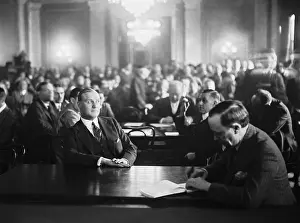 Businessman Prints: Tex Rickard testifying to Senate Committee investigating Attorney General Daugherty