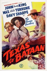 Villain Prints: TEXAS TO BATAAN, US poster art, Tex Palmer, John King, David Sharpe, Max Terhune, 1942
