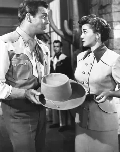 Western Clothing Prints: TEXAS CARNIVAL, from left: Howard Keel, Esther Williams, 1951