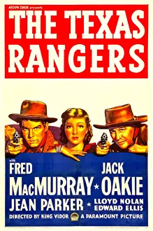 Fred Prints: THE TEXAS RANGERS, Fred MacMurray, Jean Parker, Jack Oakie, 1936
