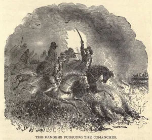 Pursuit Prints: Texas Rangers pursuing Comanches