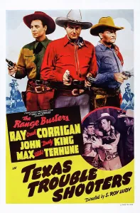 Guns Drawn Prints: TEXAS TROUBLE SHOOTERS, US poster art
