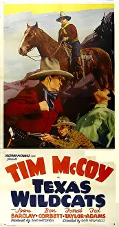 TEXAS WILDCATS, background center and foreground left: Tim McCoy, 1939