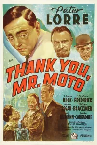 THANK YOU, MR. MOTO, top left: Peter Lorre, top far right: John Carradine, 1937, TM and Copyright 20th Century Fox Film Corp. All rights reserved./courtesy Everett Collection