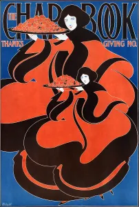 Graphic Design Prints: Thanksgiving. The Chap Book Magazine Cover