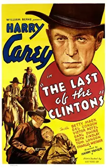 Carey Prints: THE LAST OF THE CLINTONS, top right and bottom left: Harry Carey, 1935