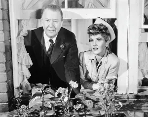 Coburn Prints: THE MORE THE MERRIER, from left, Charles Coburn, Jean Arthur, 1943
