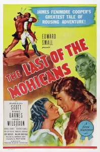 Attacking Prints: THE LAST OF THE MOHICANS, US poster art