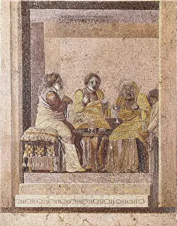 Magic Prints: Theater scene with two women consult a witch