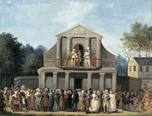 Frenchman Prints: Theatrical Performance at the Saint-Laurent Fair