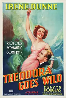 Arm Raised Prints: THEODORA GOES WILD, from left: Irene Dunne, Melvyn Douglas, 1936