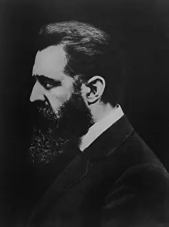 Theodor Prints: Theodore Herzl founded the World Zionist Organization in 1897