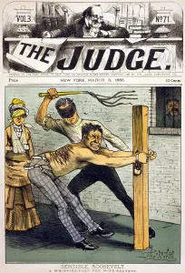 December Prints: Theodore Roosevelt advocated a whipping post for men who beat their wives