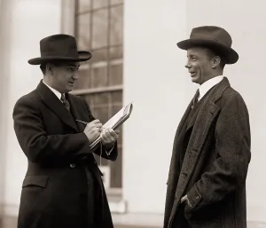 First Family Prints: Theodore Roosevelt Jr. (1887-1944), interviewed by a reporter in 1923