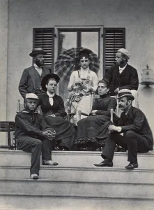 Elliott Prints: Theodore Roosevelt seated on lower left in a family photo