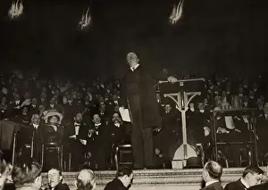 Candidate Prints: Theodore Roosevelt speaking at Carnegie Hall