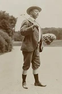 White Collar Prints: Theodore Roosevelt as a woodchopper