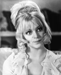 1970s Hairstyles Prints: THERE'S A GIRL IN MY SOUP, Goldie Hawn, 1970