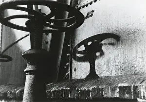 A Bomb Prints: Thermic rays imprinted a permanent shadow of a gasometer