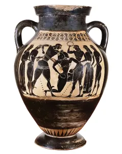 6th C Prints: Theseus and the Minotaur. 6th c