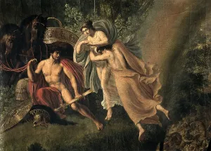 Shield Prints: Thetis comforting Achilles, by Luigi Ademollo