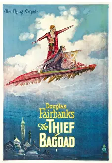 Douglas Prints: THE THIEF OF BAGDAD, Douglas Fairbanks, Sr. Julanne Johnson, 1924