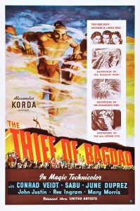 Barechested Prints: THE THIEF OF BAGDAD, poster art