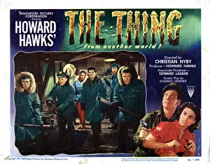 Tobey Prints: THE THING FROM ANOTHER WORLD, Kenneth Tobey, Margaret Sheridan, 1951