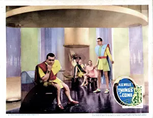 Massey Prints: THINGS TO COME, US lobbycard, Edward Chapman