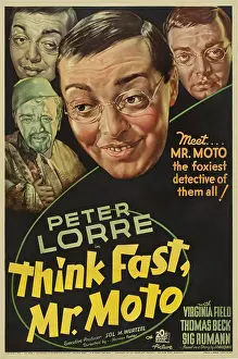 Eye Glasses Prints: THINK FAST, MR. MOTO, Peter Lorre