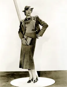 Sylvia Prints: THIRTY DAY PRINCESS, Sylvia Sidney, in a suit by Howard Greer, 1934