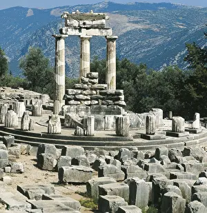 Central Greece Prints: Tholos of the Sanctuary of Athena Pronaia