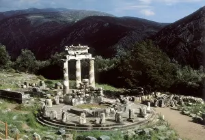 Ellas Prints: Tholos of the Sanctuary of Athena Pronaia
