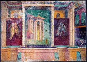 Fountain Prints: Tholos, by unknown artist, 40-30